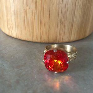 Clara Beau Crystal Cocktail Ring